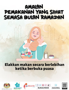 Elakkan Makan Secara Berlebihan Ketika Berbuka Puasa